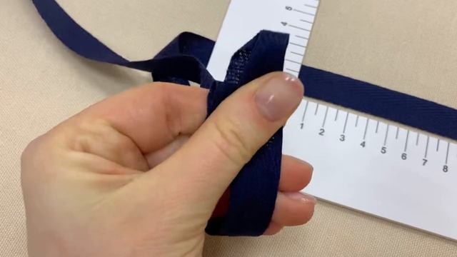 Лента киперная цв.темно-синий, ш.16мм, хлопок-100% Артикул