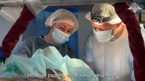 Работа военных медиков ГрВ «Север»