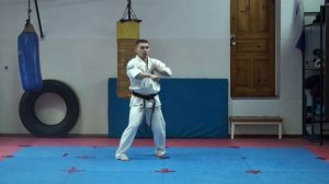 Ката+кихон сдачи на 7 кю