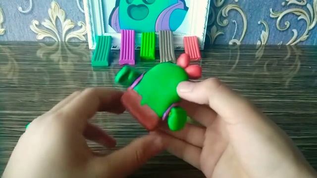 Лепка персонажа Спайк  | Brawl Stars