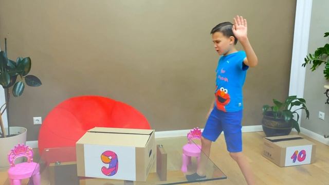 Дети с папой разучивают числа | Адам и Алиса учат считать до 10 | Educational Videos for Toddlers смотреть онлайн