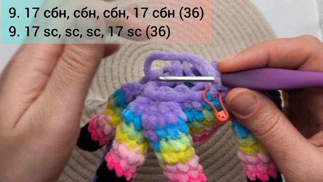 🕷️ Вязаный Паук, Паук радужный цветной / Crochet Spider / Мас смотреть онлайн