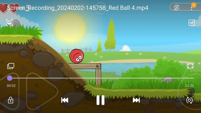 Играем Red Ball 4 уровень 2-5 часть 2 только мяч забыл поменя