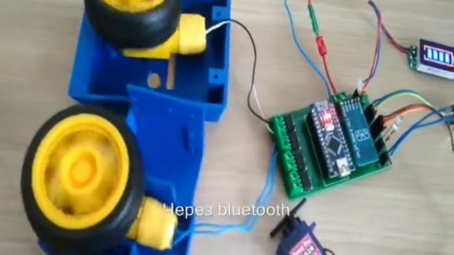 Плата управления arduino c bluetooth и драйверами моторов смотреть онлайн