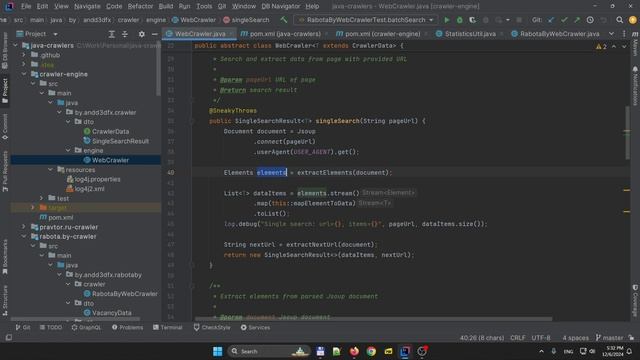 Web crawler (парсер сайта) на Java смотреть онлайн