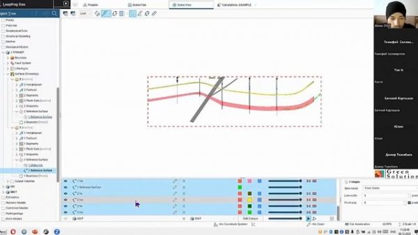 Геологическое моделирование пластовых месторождений в Leapfrog GEO