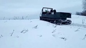 гусеничный вездеход бродяга. тестдрайв