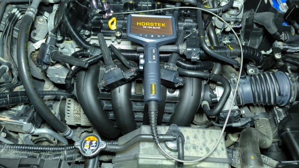 ЭНДОСКОПИЯ ДВИГАТЕЛЯ MAZDA CX-5 2G (KF) SKYACTIV 2,5Л. ВИДЕОСКОП HORSTEK VS 750 ELITE