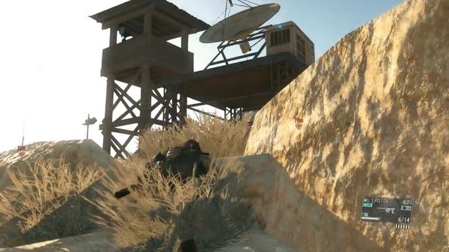 METAL GEAR SOLID V THE PHANTOM PAIN-эпизод 5 за оградой-примечание собираем барашков в калекцию