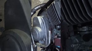 Установка двигателя от мотоцикла Минск на раму дельты