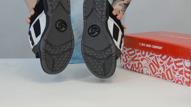 Кеды DVS Comanche BLACK WHITE CHARCOAL NUBUCK