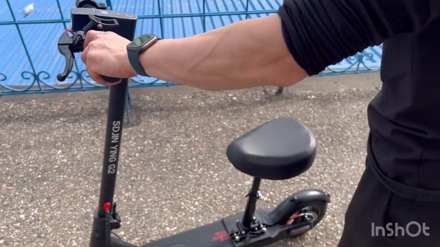 Электросамокат SDJIN YING G2 с сиденьем