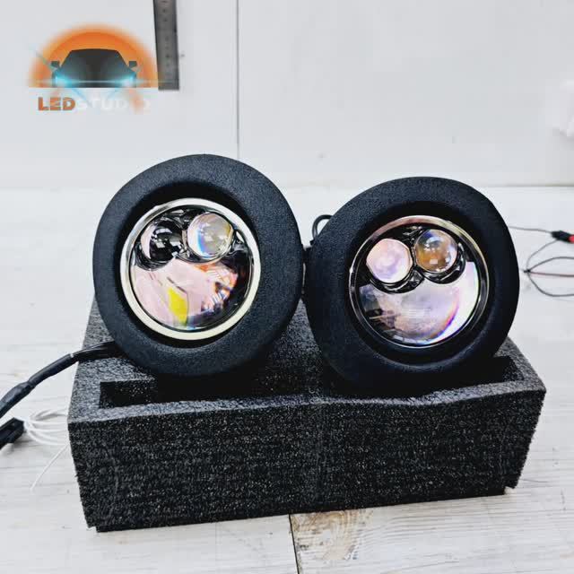 Светодиодные тюнинг противотуманные фары Toyota Land Cruiser 70 смотреть онлайн