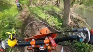 Прохват с Романом Курбатовым, на Gr 8 300 2t enduro pro, нас было