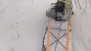 Мотобуксировщик Тягун по пухляку