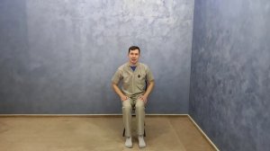 Суставная гимнастика / Упражнения СИДЯ на стуле и рядо