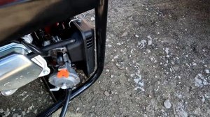 Простой перевод бензогенератора на газ