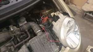 DAEWOO MATIZ. устранение падения напряжения на фарах.