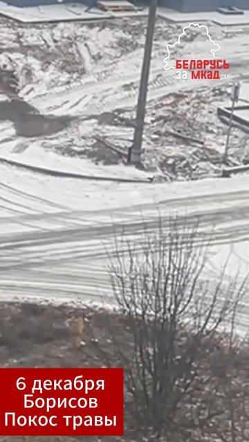 В Беларуси даже зимой косят траву 😂😂😂 #косилка #тра смотреть онлайн