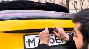 Установка омывателя камеры заднего вида на Geely Atlas II по