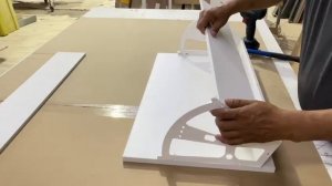 Сборка поворотного элемента обувницы от МК Мебель