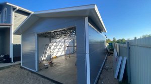 4. ГАРАЖ СВОИМИ РУКАМИ ИЗ СЭНДВИЧ ПАНЕЛЕЙ