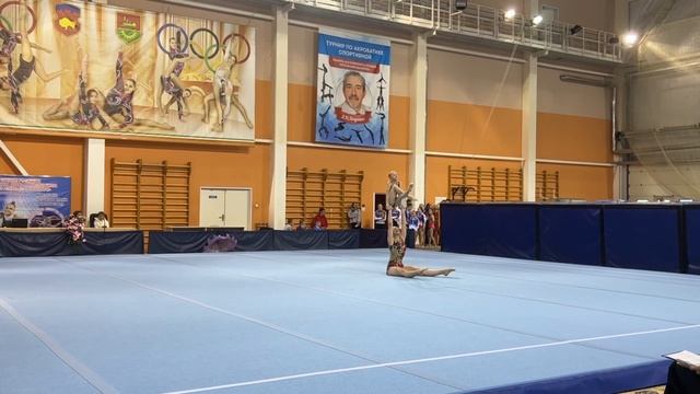 ЖП КМС, Ершова Алиса - Скрипниченко Елизавета, Балансовое упражнение
