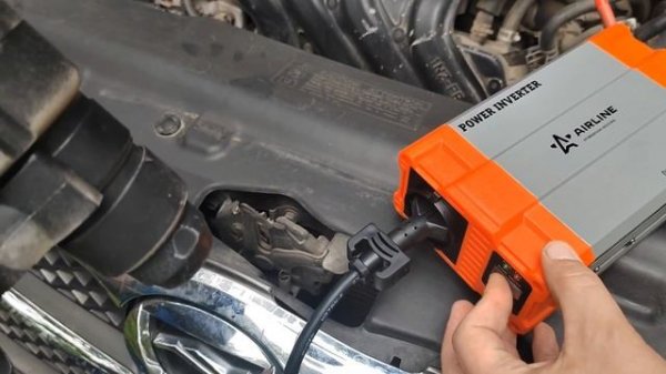Тестируем Инвертор автомобильный 12В-220В, 750 Вт от AIRLINE