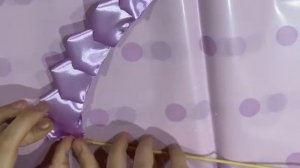 Букет из атласной ленты