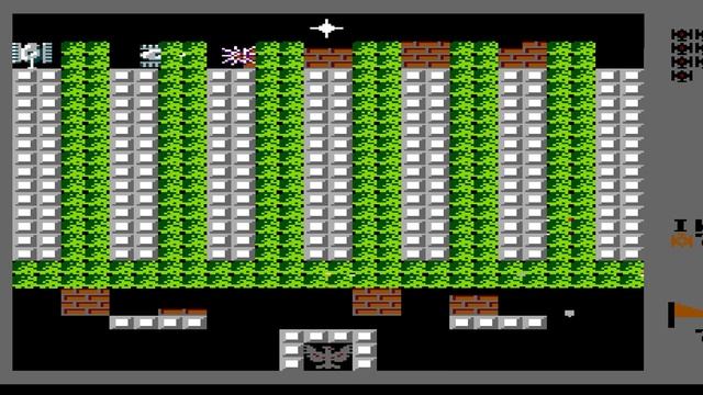 Battle City by GhostDog (Battle city Hack) (NES, 1985) Уровень 7 смотреть онлайн
