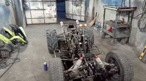 Амортизаторы от Нивы на квадроцикл.