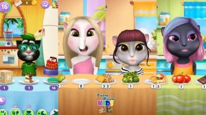 В БРИТАНИЮ К ДЯДЕ КОШЕЧКИ МИЛЫ Диана подросла игра Моя говорящая Анджела и Том 2