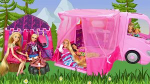 КУКЛЫ БАРБИ АВТОМОБИЛЬ ДЛЯ ДАЛЬНИХ ПУТЕШЕСТВИЙ