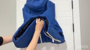 Как повесить длинный пуховик 🧥