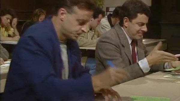 Мистер Бин на экзамене