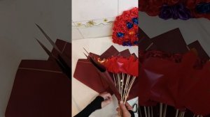 СУПЕР ИДЕЯ/ Блестящая Букет Розы из атласной ленты. Amazi