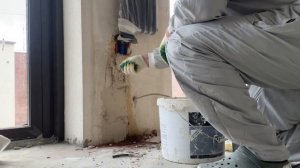 Заделка штроб, подрозетники