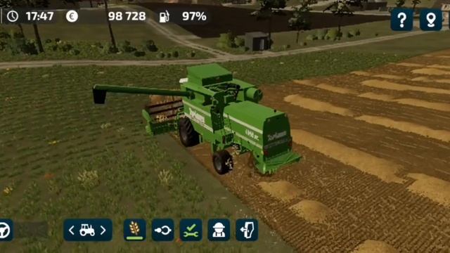 Farming Simulator 23 Mobile первый доход на пшенице (часть 1)