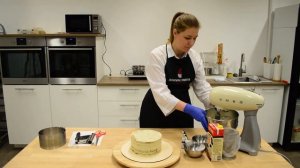 Торт фисташка-малина/ Простой рецепт торта в домашних условиях/ Крем, малинове конфи и сборка торта