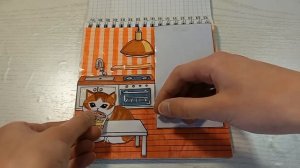 🏠ОБУСТРОЙСТВО ДОМИКА ДЛЯ КОТИКА ИЗ БУМАГИ🐱