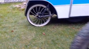 Веломобиль из двух электровелосипедов. A velomobile made from two