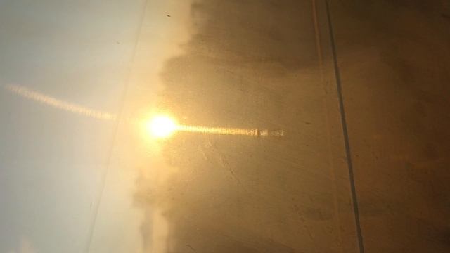 Из окна поезда.