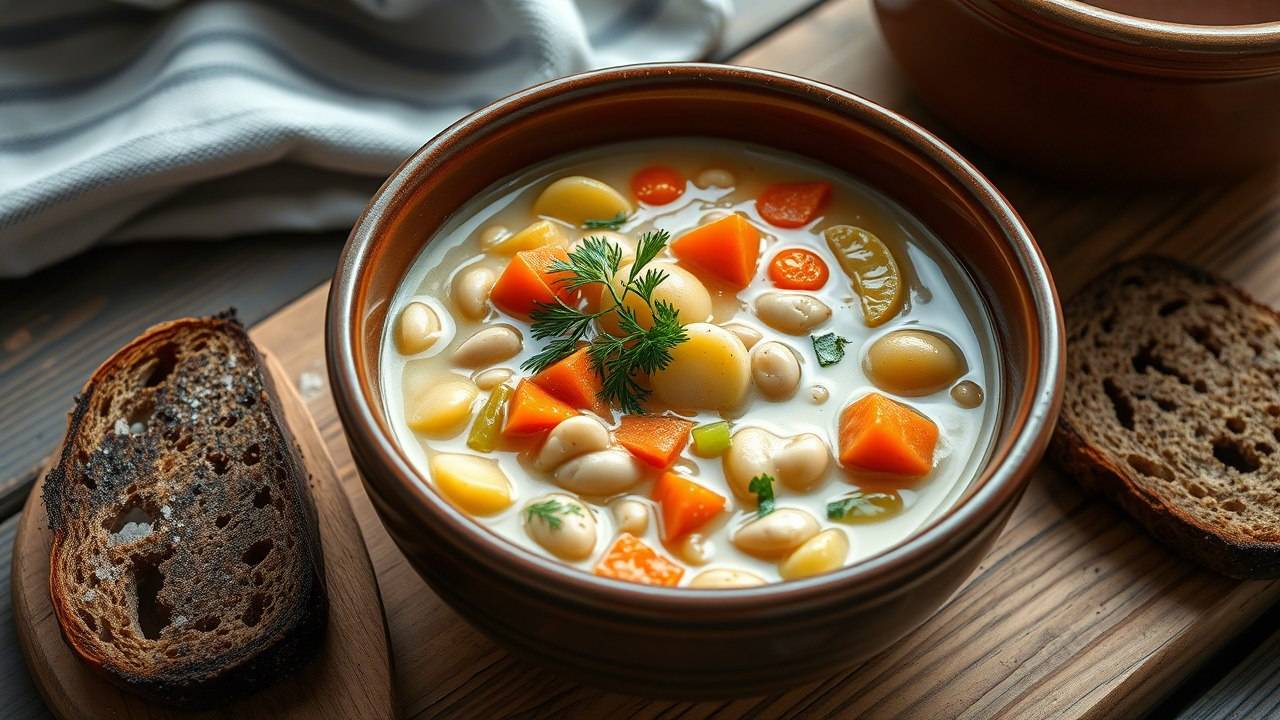 Густой, ароматный и невероятно вкусный: Греческий фасолевый Суп покорит Ваше сердце! смотреть онлайн