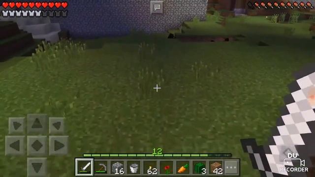 Майнкрафт PE выживание без модов. HARD. День 12. Minecraft PE survival DAY 12. 我的世界 смотреть онлайн