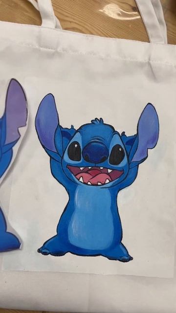 Роспись шоппера любимым героем из мультика детства✨ # смотреть онлайн