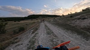 Покатушка на Питбайке Kayo Evo 140 - Учусь Заезжать в Горки