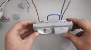 Как подключить Выключатель и розетку от одного Провод