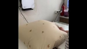 Чистим пуховое одеяло,делаем из старого новую подушку
