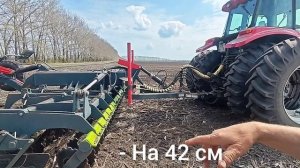 ОШАЛЕТЬ на что способен трактор YTO 1304. диски 4.2 метра, 3т!!