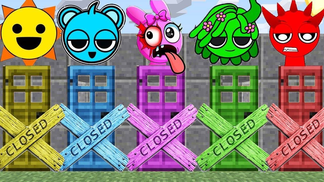 ВЫБЕРИ ПРАВИЛЬНУЮ ДВЕРЬ ВСЕ ВИДЫ СПРУНКОВ В МАЙНКРАФТ смотреть онлайн